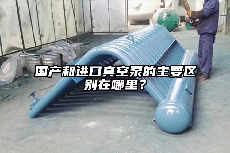 國產和進口真空泵的主要區別在哪里？